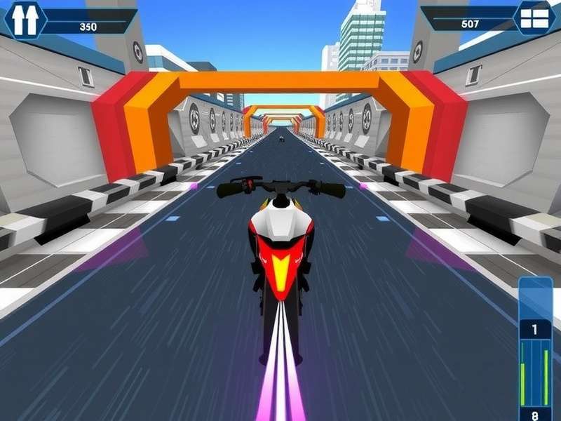 Hyper Bolt Racer gameplay screenshot